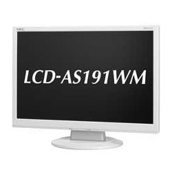 NEC ディスプレイ モニター 本体 ホワイト Amazon.co.jp: NEC 19型ワイド液晶ディスプレイ(白) LCD-AS191WM